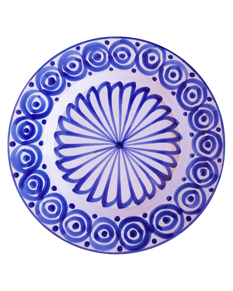 Estornino Fajalauza Plate in Purple — CASA PLETÓRICA — Handmade